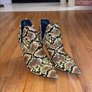 Zara Snake Print Boots